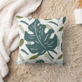 Cojín Decorativo Patrón de hoja inspirado en la naturaleza