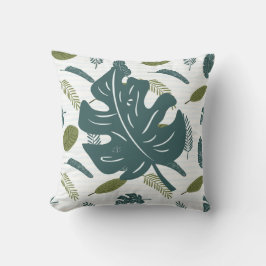 Cojín Decorativo Patrón de hoja inspirado en la naturaleza