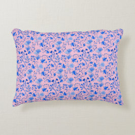 Cojín Decorativo Patrón de hojas 12.bw LPink BG