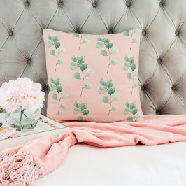 Cojín Decorativo Patrón de hojas acuáticas modernas