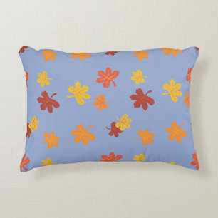 Cojín Decorativo Patrón de hojas de otoño