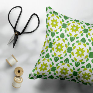 Cojín Decorativo Patrón De Hojas, Patrón De Hojas, Hojas Verdes