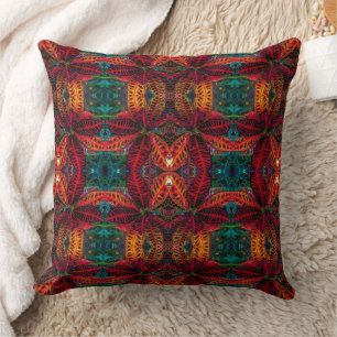Cojín Decorativo Patrón de hojas silvestres