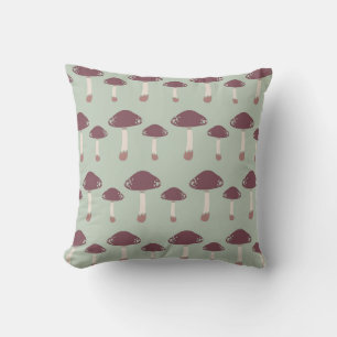 Cojín Decorativo Patrón de hongos caprichosos