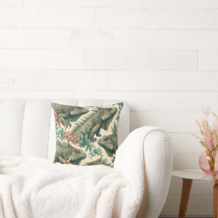 Cojín Decorativo Patrón de iguana de época