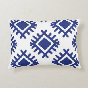 Cojín Decorativo Patrón de Ikat Étnica textil tribal norteamericano