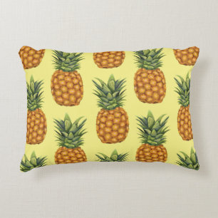 Cojín Decorativo Patrón de ilustracion abstracto de piña cúpula