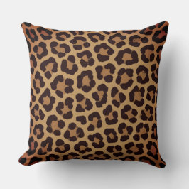 Cojín Decorativo Patrón de Impresión de Leopardo