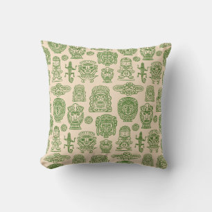 Cojín Decorativo Patrón de inspiración azteca