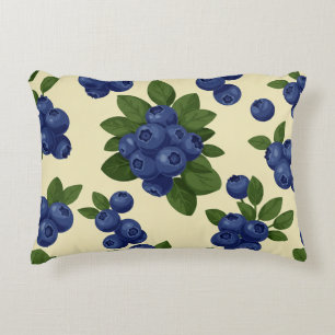 Cojín Decorativo Patrón de inviolabilidad del Blueberry