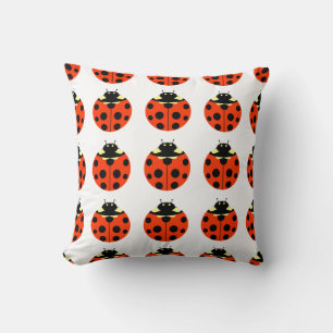 Cojín Decorativo patrón de ladybug