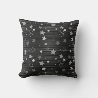 Cojín Decorativo Patrón de las estrellas negras