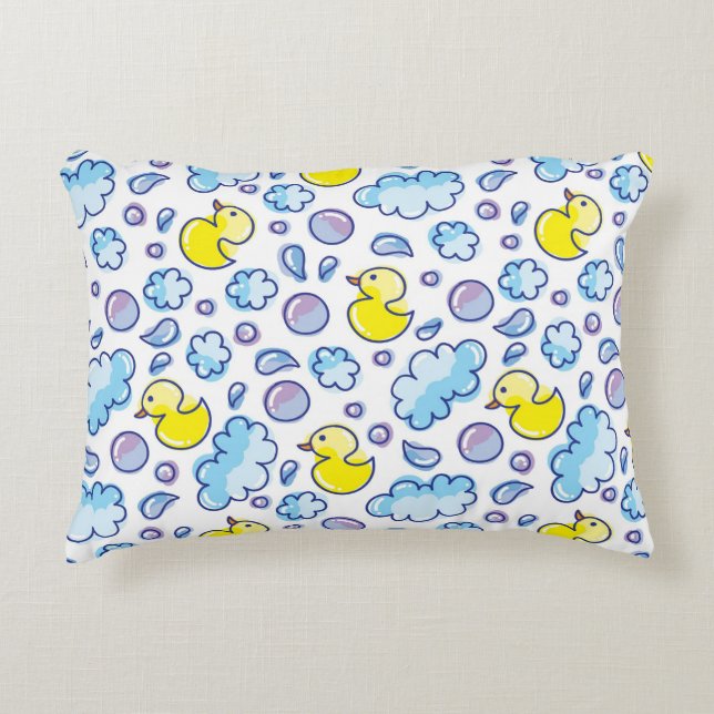 Cojín Decorativo patrón de lavado (Anverso)