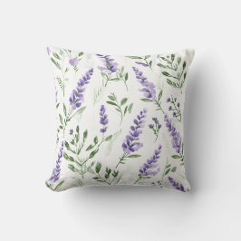 Cojín Decorativo Patrón de lavanda