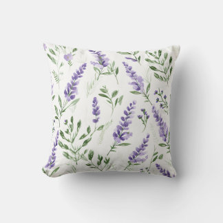 Cojín Decorativo Patrón de lavanda