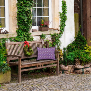 Cojín Decorativo Patrón de lavanda de las flores acuáticas de Cotta