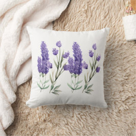 Cojín Decorativo Patrón de lavanda francés