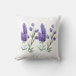 Cojín Decorativo Patrón de lavanda francés
