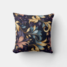 Patrón de Leafy abstracto de lujo