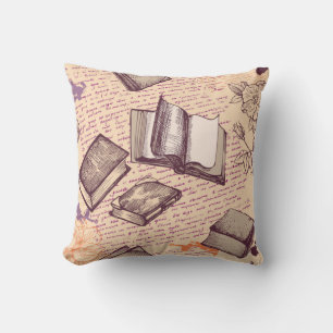 Cojín Decorativo Patrón de libro