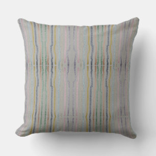 Cojín Decorativo Patrón de línea multicolor dibujado a mano en past