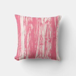 Cojín Decorativo Patrón de los frutos de deriva - rosa de los coral