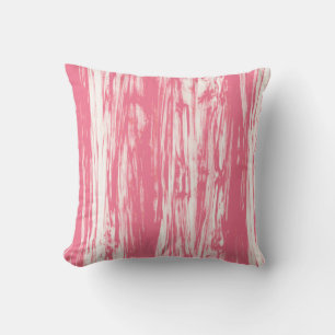 Cojín Decorativo Patrón de los frutos de deriva - rosa de los coral
