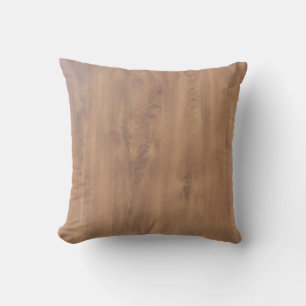 Cojín Decorativo Patrón de madera oscura