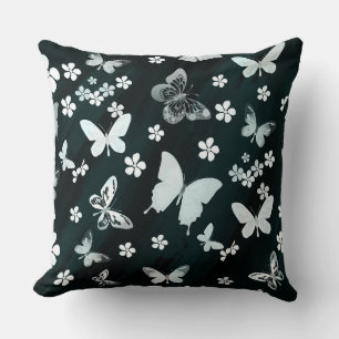 Cojín Decorativo Patrón de mariposa 14