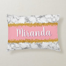 Patrón de mármol en rosa con Purpurina de oro