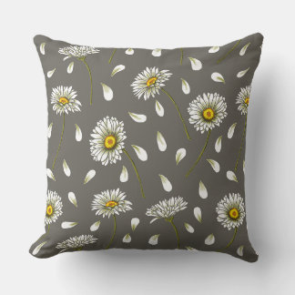 Cojín Decorativo Patrón de moda de Daisies