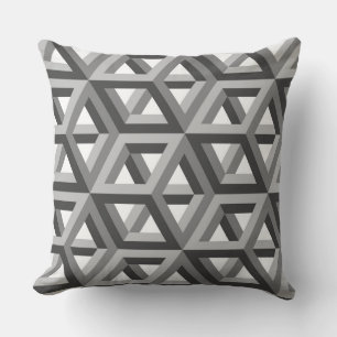 Cojín Decorativo Patrón de mosaico de las exageraciones decorativas