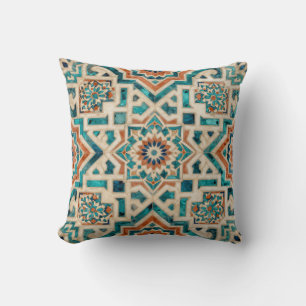 Cojín Decorativo Patrón de mosaico marroquí