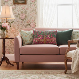 Cojín Decorativo Patrón de motivos de naturaleza coloridos modernos