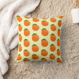 Cojín Decorativo Patrón de Naranja de la fruta de clase