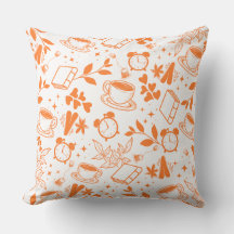 patrón de naranja rústico vintage moderno amante d