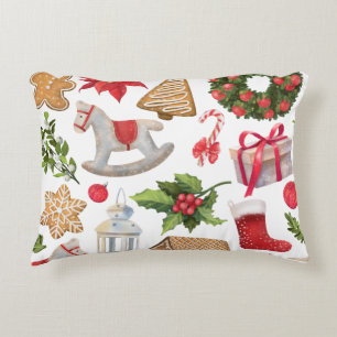 Cojín Decorativo Patrón de navidades