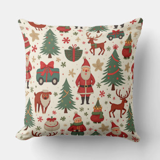 Cojín Decorativo Patrón de navidades Pillow