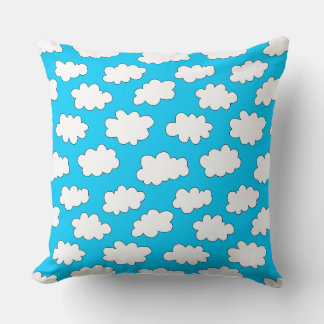 Cojín Decorativo Patrón de nubes onduladas