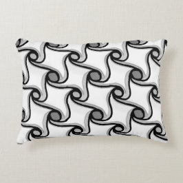 Cojín Decorativo Patrón de ondas 3D