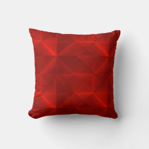 Cojín Decorativo Patrón de origami rojo atrevido