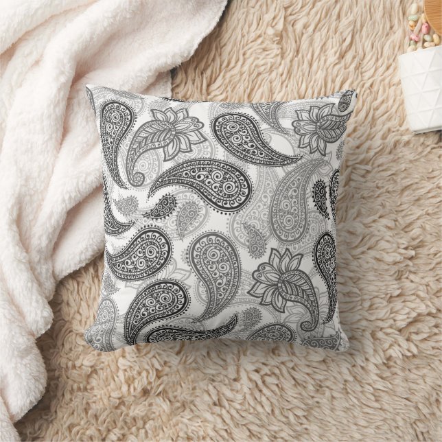 Cojín Decorativo Patrón de Paisley (Manta)