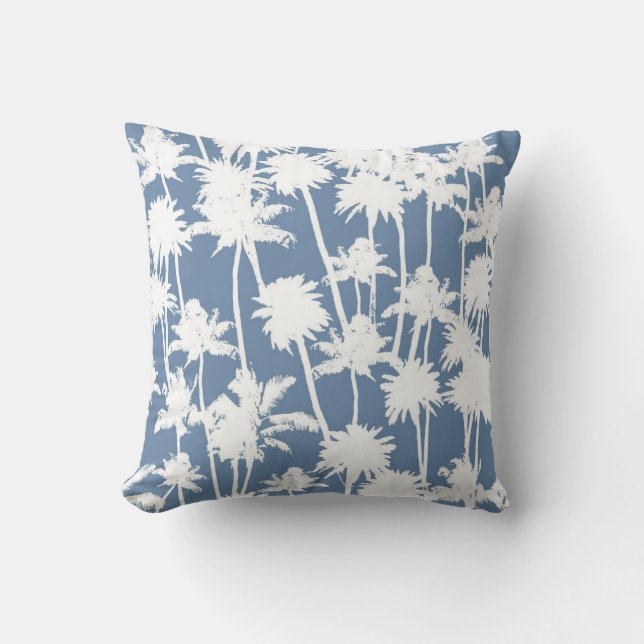 Cojín Decorativo Patrón de palmera (Anverso)