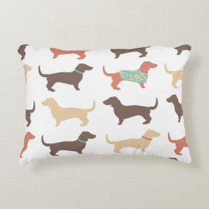 Cojín Decorativo Patrón de perro Dachshund