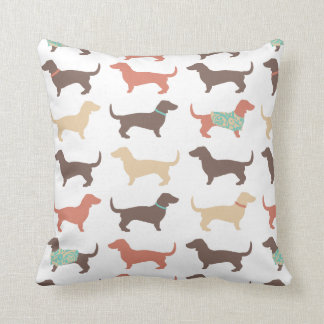 Cojín Decorativo Patrón de perro Dachshund