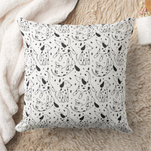 Cojín Decorativo Patrón de perro dálmata minimalista