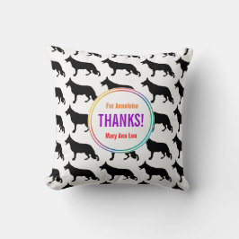 Cojín Decorativo Patrón de perro pastor