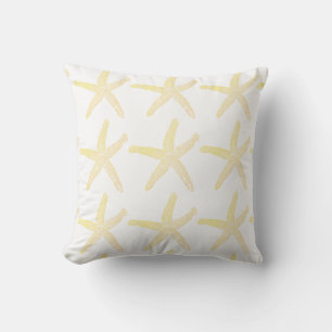 Cojín Decorativo Patrón de pez estrella amarillo Favor de la decora