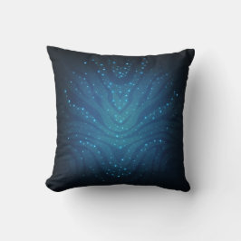 Cojín Decorativo Patrón de piel alienígena azul bioluminiscente - A