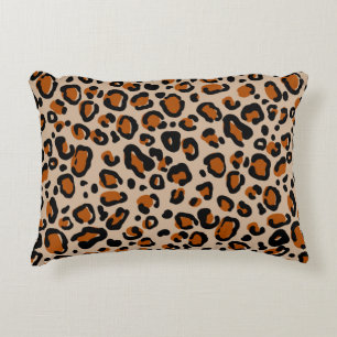 Cojín Decorativo Patrón de piel de leopardo